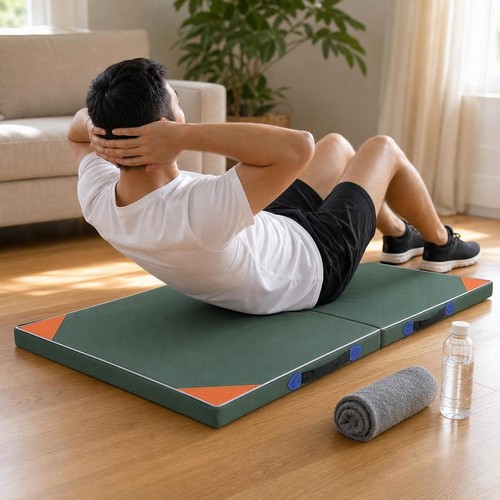 Folding gymnastics mat for - mat,