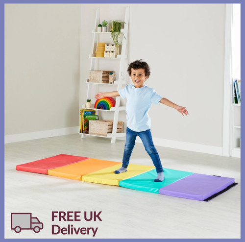Soft play mat - folding, kids